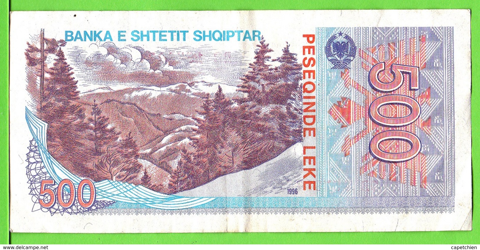 ALBANIE / 500 LEKË / 1996 - Albanië
