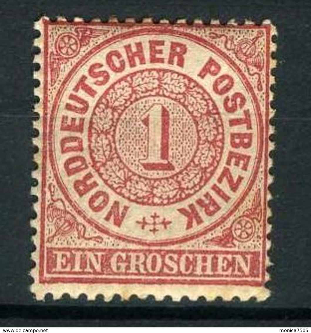 ALLEMAGNE  DU  NORD  ( POSTE ) : Y&T  N°  15  TIMBRE  NEUF  AVEC  TRACE  DE  CHARNIERE , A VOIR . - Used Stamps