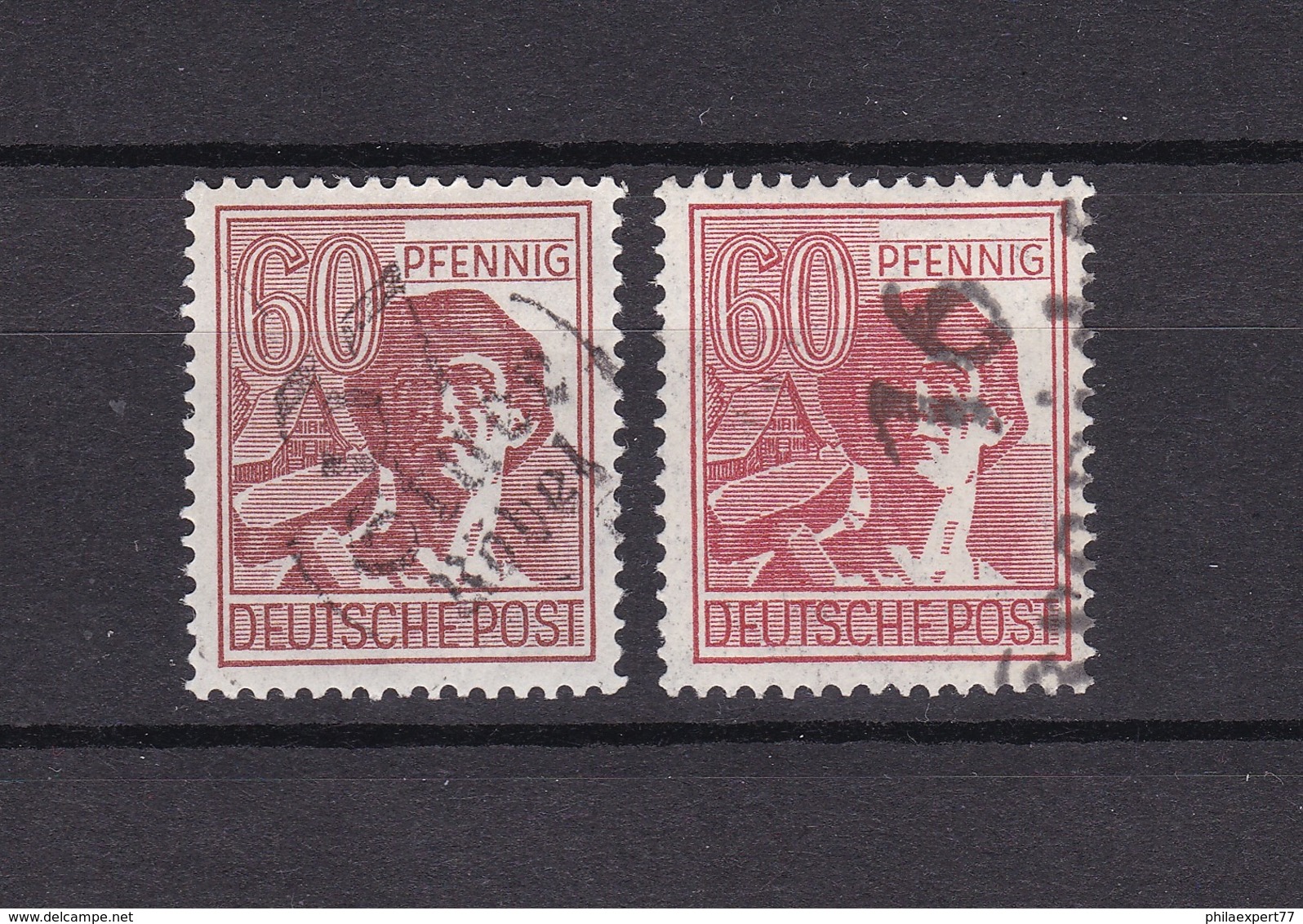 Sowjetische Zone - 1948 - Bezirksstempel-Aufdrucke - Michel Nr. 179+A 179 - Postfrisch/Ungebr. - Geprüft - Autres & Non Classés