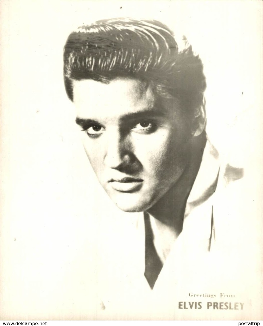 ELVIS PRESLEY PHOTO. 11,5X9CM - Música Y Músicos