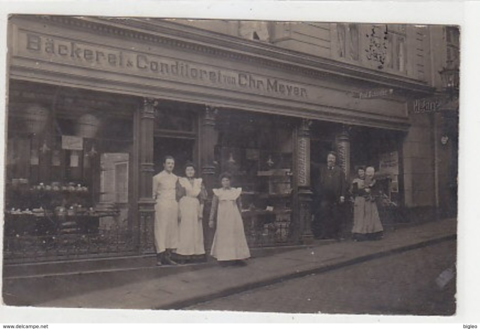 Elberfeld - Bäckerei-Conditorei Meier - Orig.Bromsilber-AK - 1908          (A-123-190410) - Wuppertal