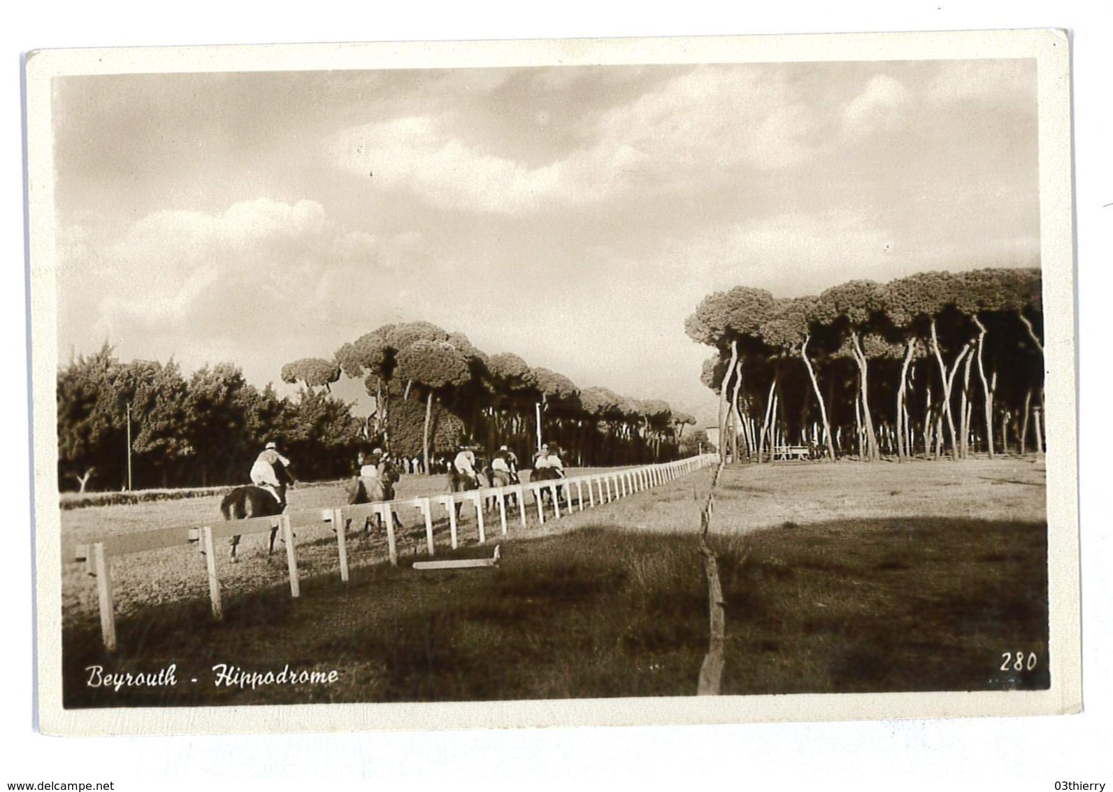 CPSM LIBAN BEYROUTH HIPPODROME BEIRUT HIPPODROMUS - Libano