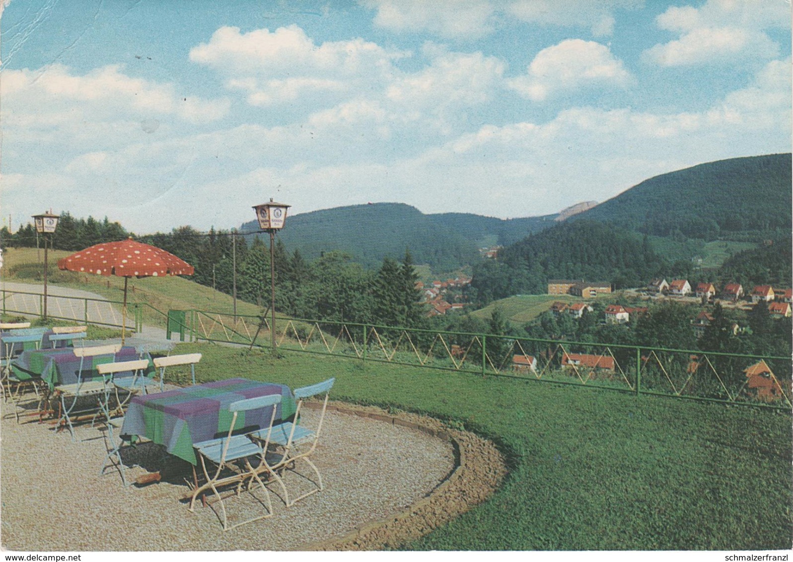 AK Bad Grund Harz Hotel Schönhofsblick A Windhausen Badenhausen Gittelde Wildemann Seesen Clausthal Zellerfeld Osterode - Bad Grund