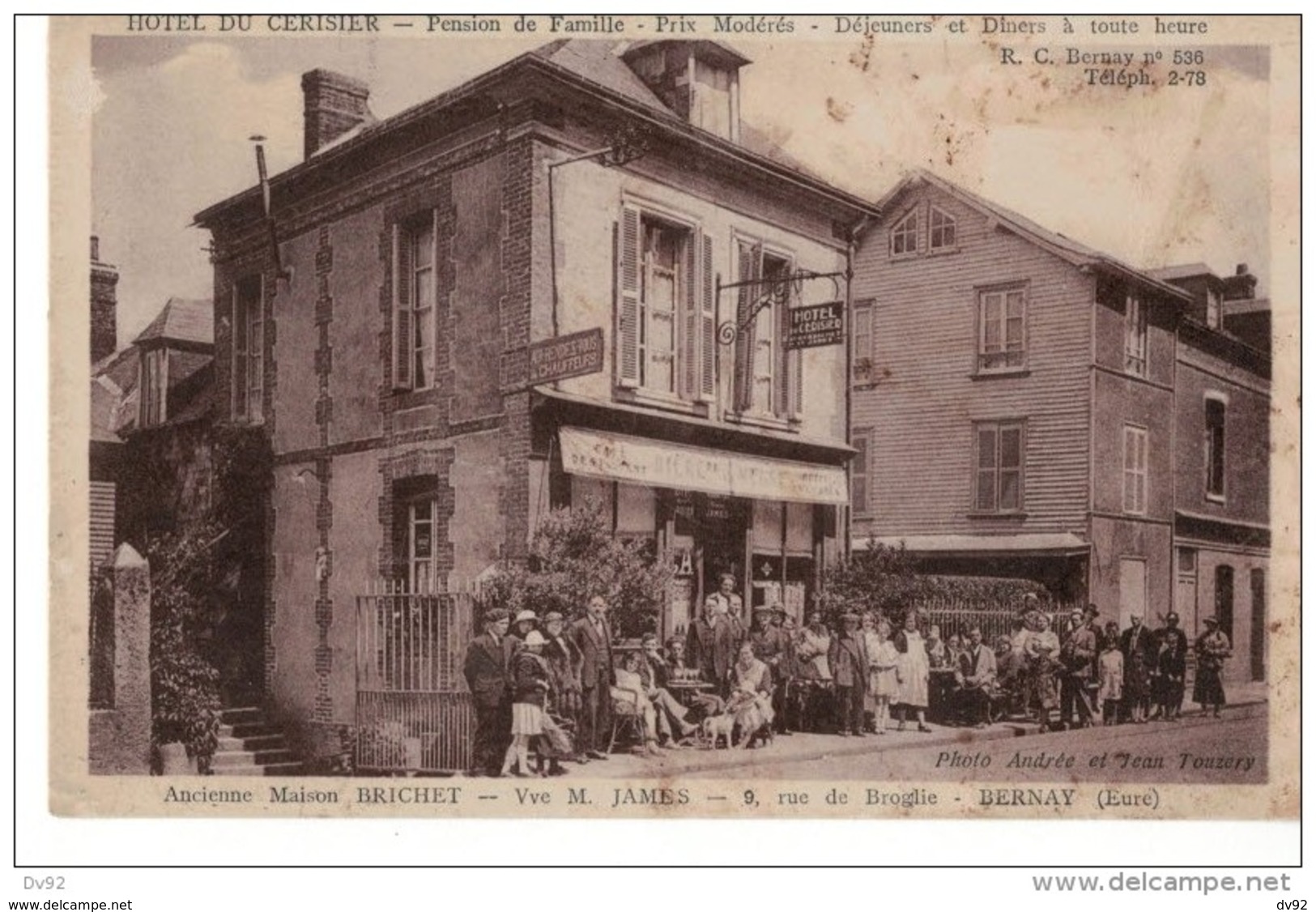 EURE BERNAY HOTEL DU CERISIER ANCIENNE MAISON VEUVE JAMES - Bernay