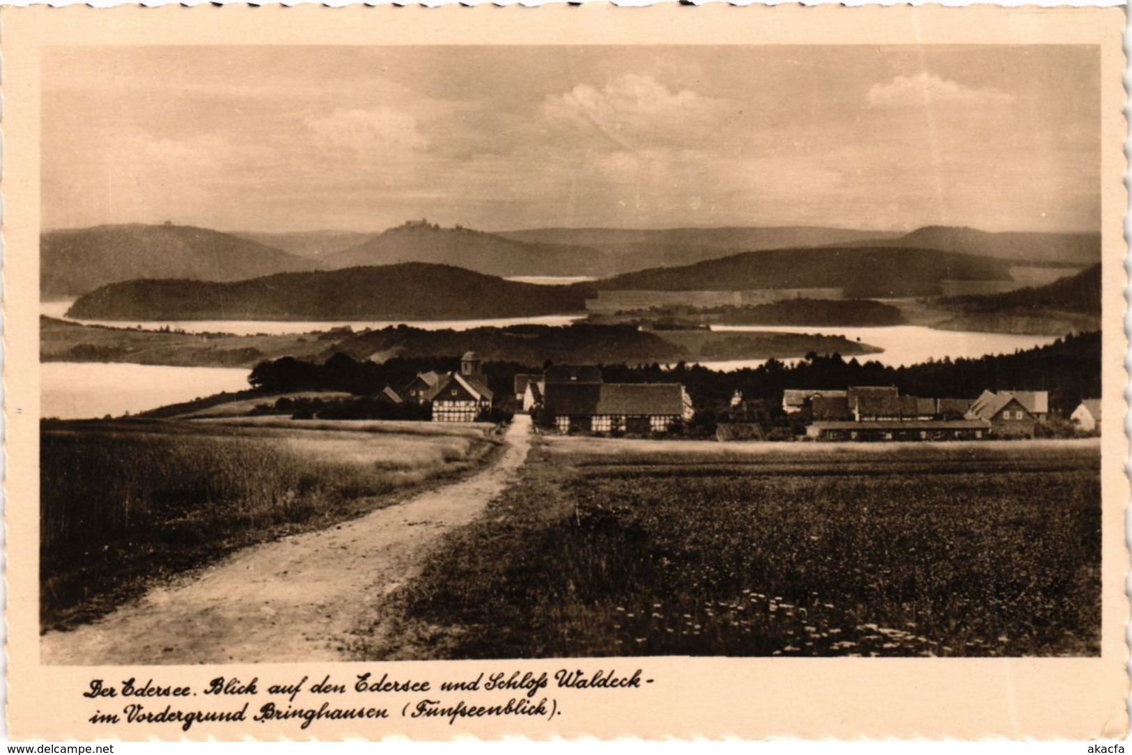 CPA AK Edersee Schloss Waldeck GERMANY (899825) - Edersee (Waldeck)