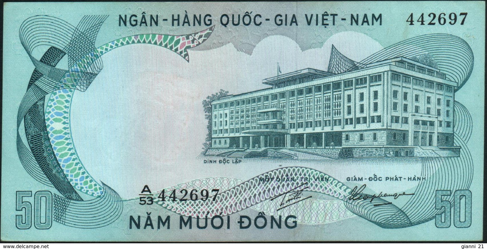 VIETNAM SOUTH - 50 Dong Nd.(1972) {Ngan-Hang Quoc-Gia Viet-Nam} XF P.30 - Vietnam