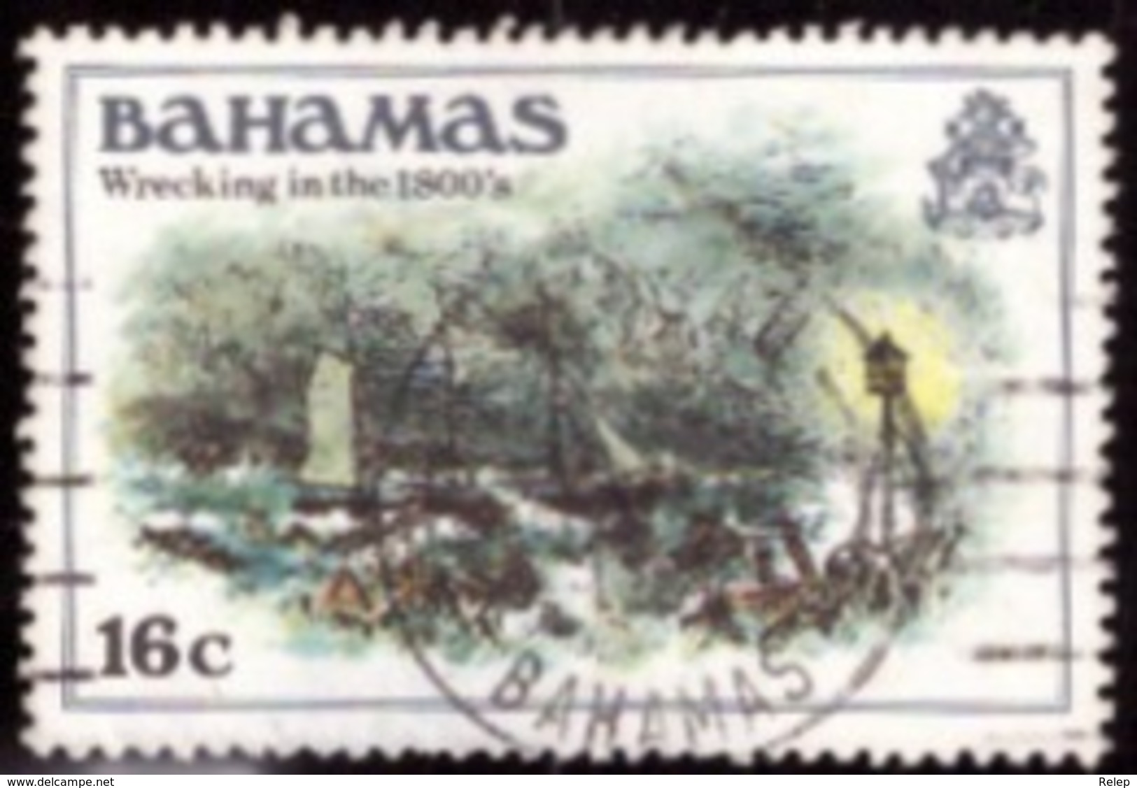 Bahamas - 1980 History Of The Bahamas  16c # Beautiful Postage Stamp - Bahama's (1973-...)