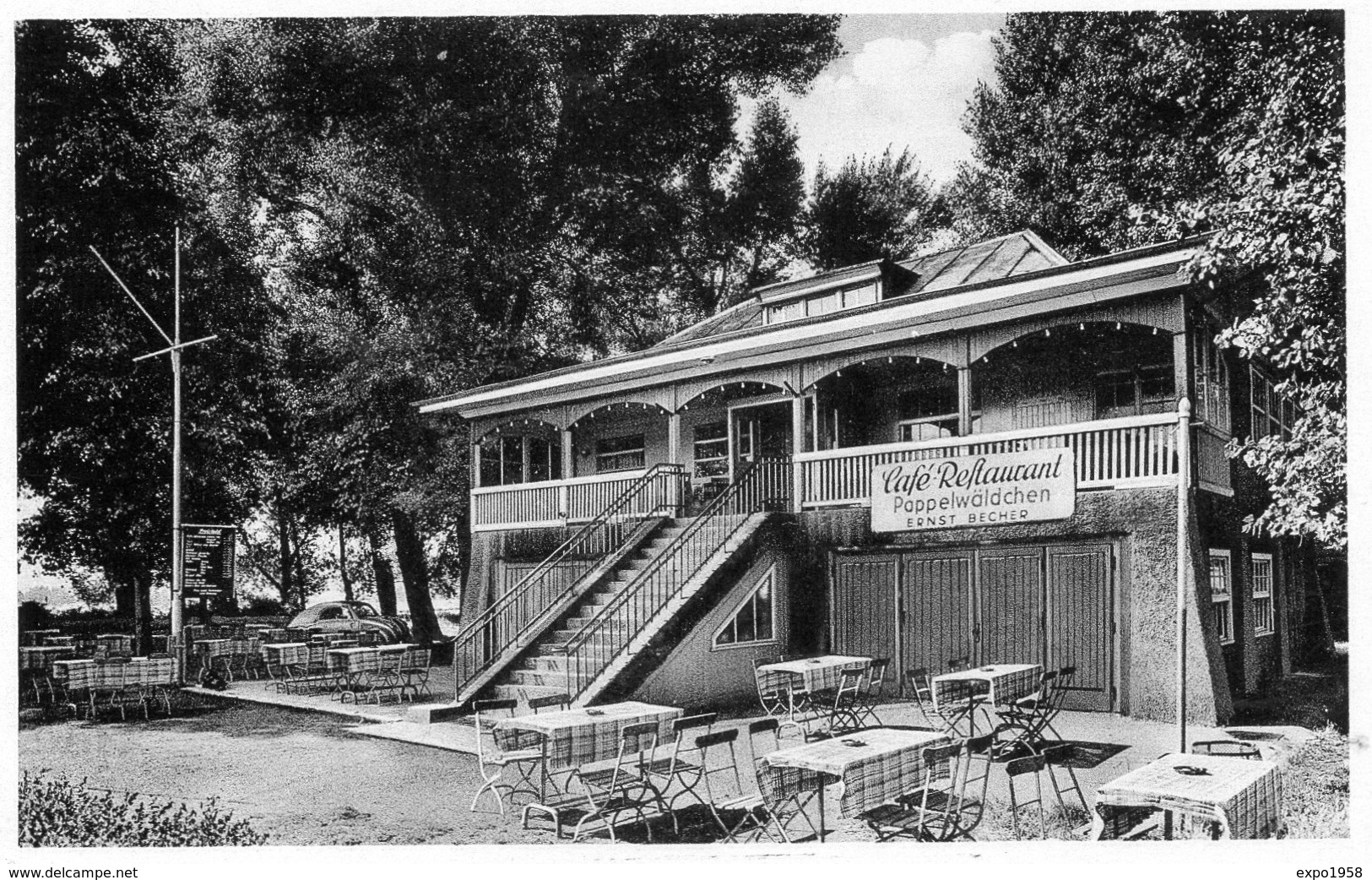 Cafe Restaurant "Pappelwäldchen" - Düsseldorf Oberkassel /  Campingplatz - Duesseldorf