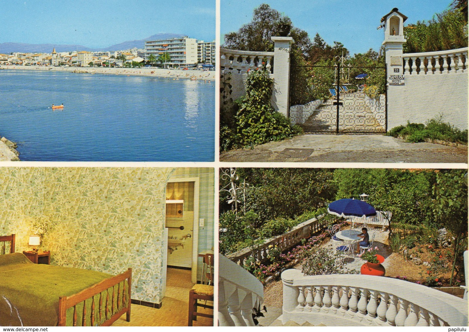 DEPT 06 : Cros De Cagnes , Villa Nazareth ( Carte Double Publicitaire ) - Cagnes-sur-Mer