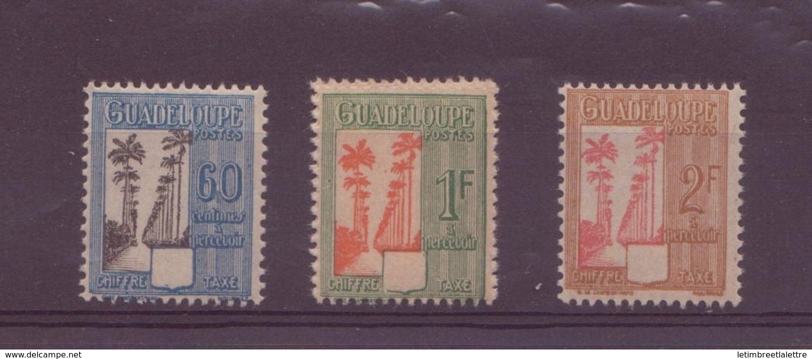 Guadeloupe N° 38 à 40** TAXE - Postage Due