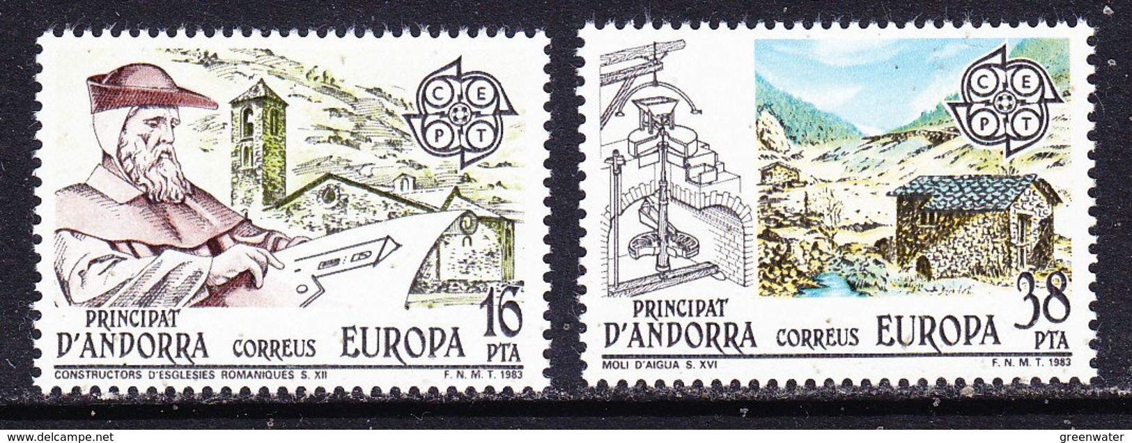 Europa Cept 1983 Andorra Sp. 2v ** Mnh (44954G) - 1983