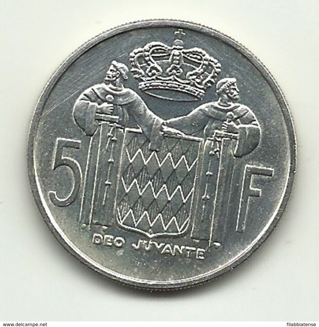 1966 - Monaco 5 Francs Argento        ---- - 1960-2001 Franchi Nuovi