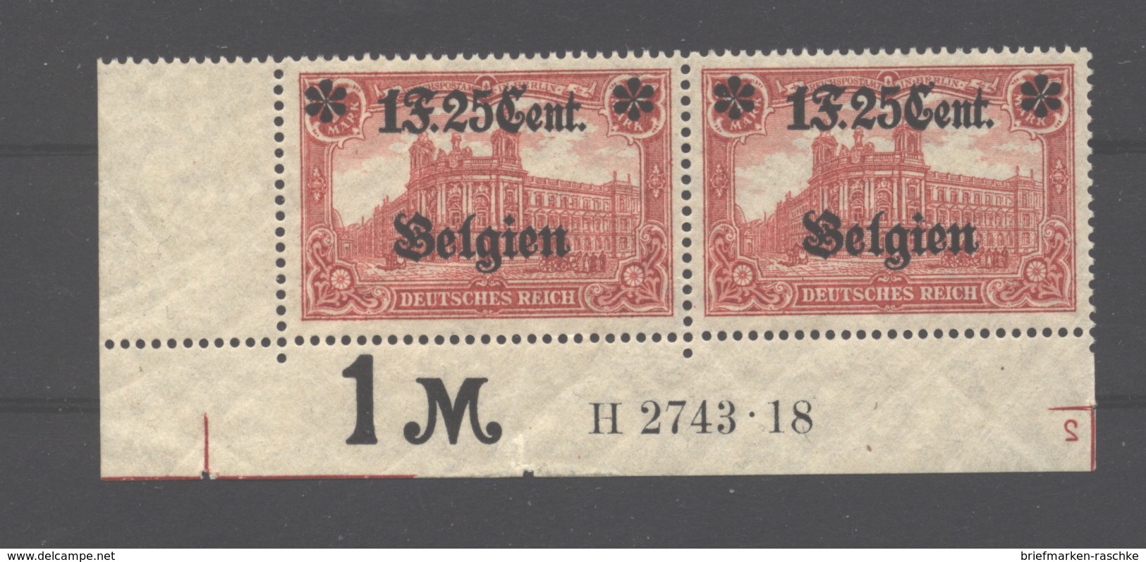 Belgien,23,IBb,HAN,xx,gep. - Besetzungen 1914-18