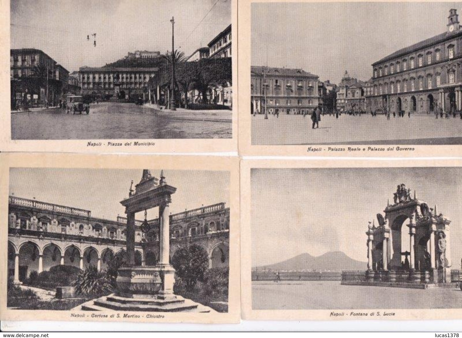 JOLI LOT 25 CARTES NAPOLI AVEC EXPLICATIONS AU DOS - Napoli (Naples)