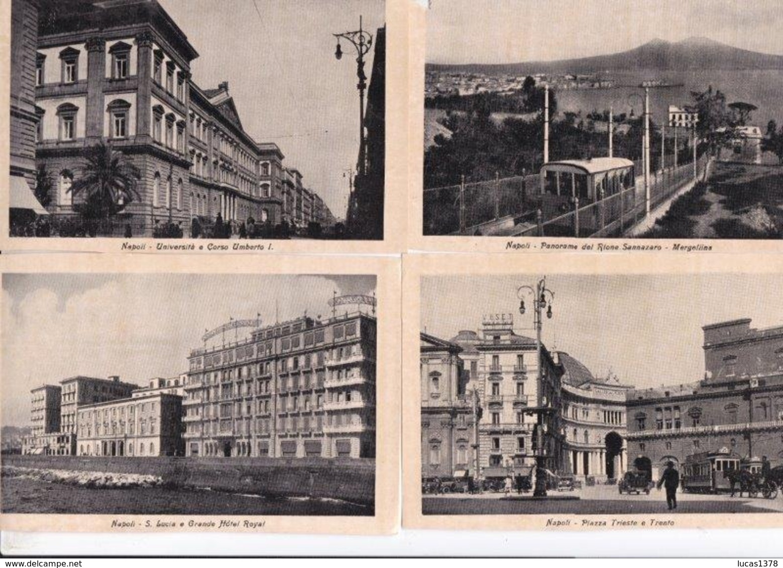 JOLI LOT 25 CARTES NAPOLI AVEC EXPLICATIONS AU DOS - Napoli