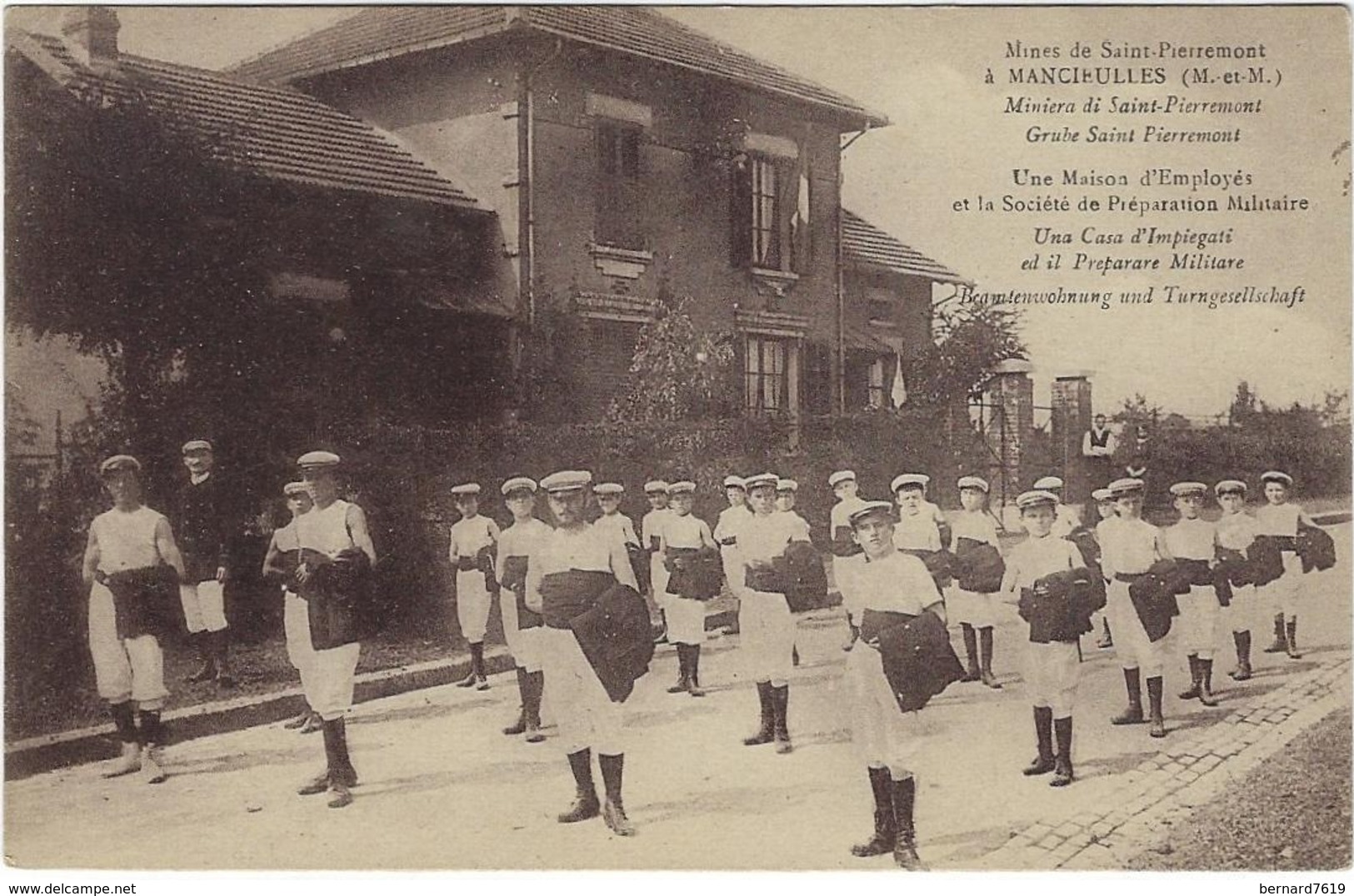 54    Mancieulles   Societe  Des Mines De Fer De Saint-pierremont  Grube Une Maison D'employes Et La Societe De Preparat - Other & Unclassified