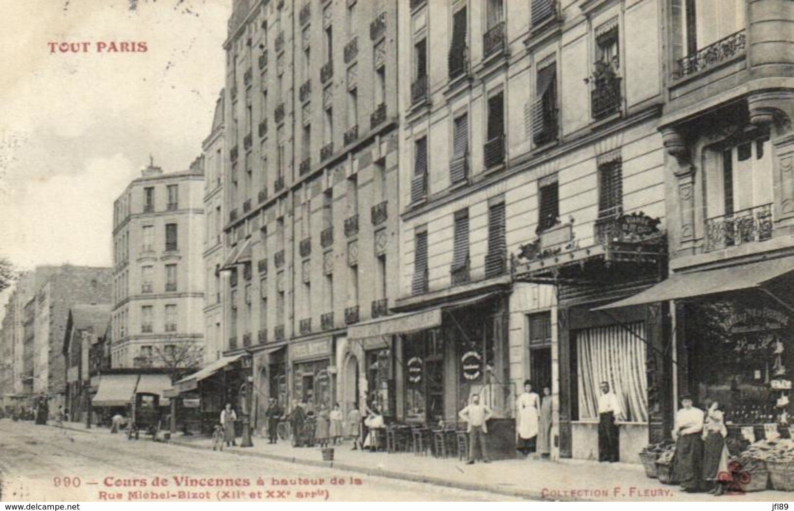 75 - Seine - Tout Paris - Paris XXem - Cours De Vincennes, Rue Michel-Bizot - D 0236 - Arrondissement: 20