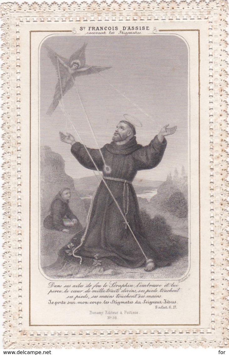 Image Pieuse : Holy Card - Santino : CANIVET : - ST- FRANCOIS D'ASSISE - - Andachtsbilder