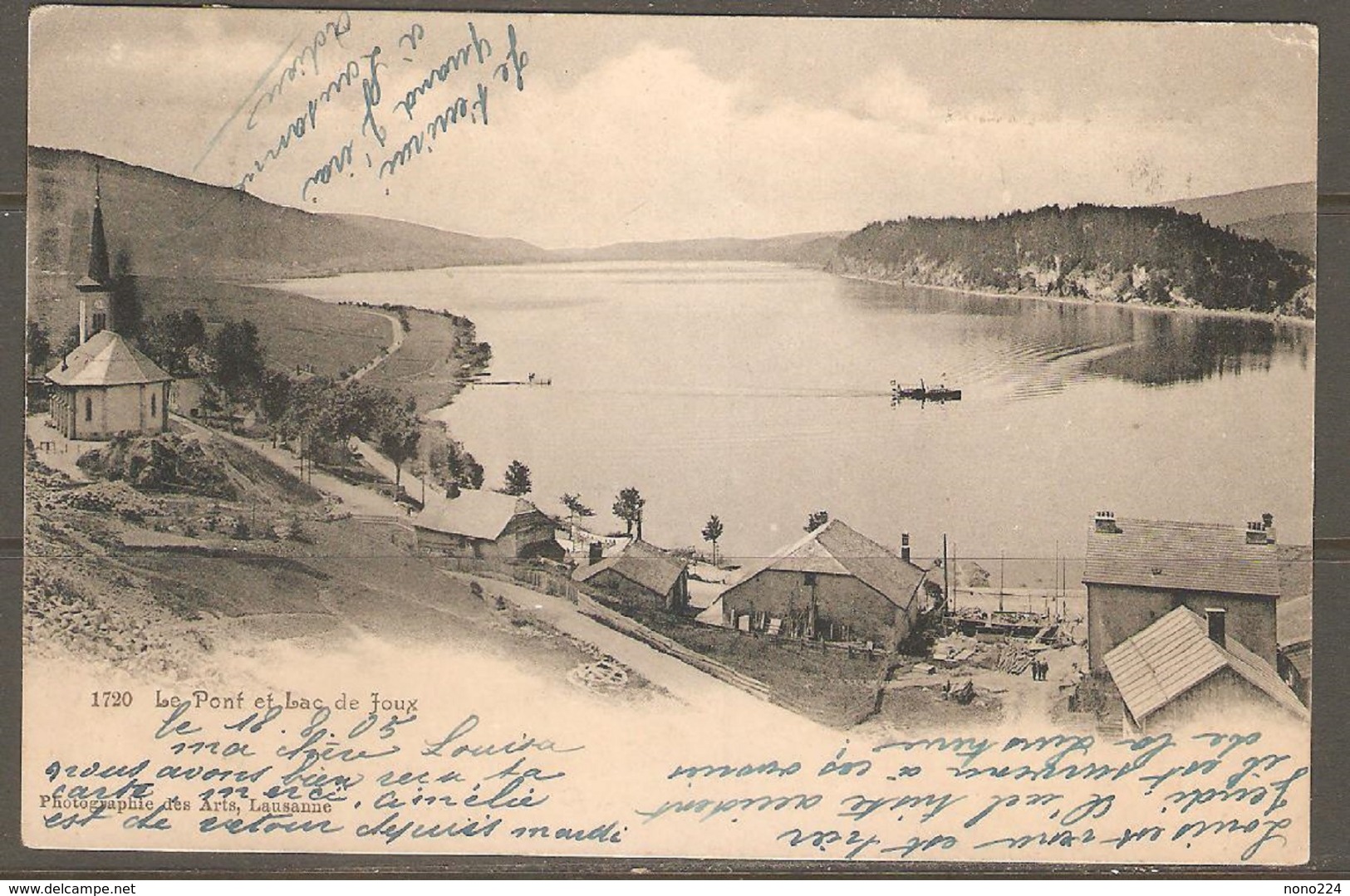 Carte P De 1905 ( Le Pont Et  Lac De Joux ) - Autres & Non Classés