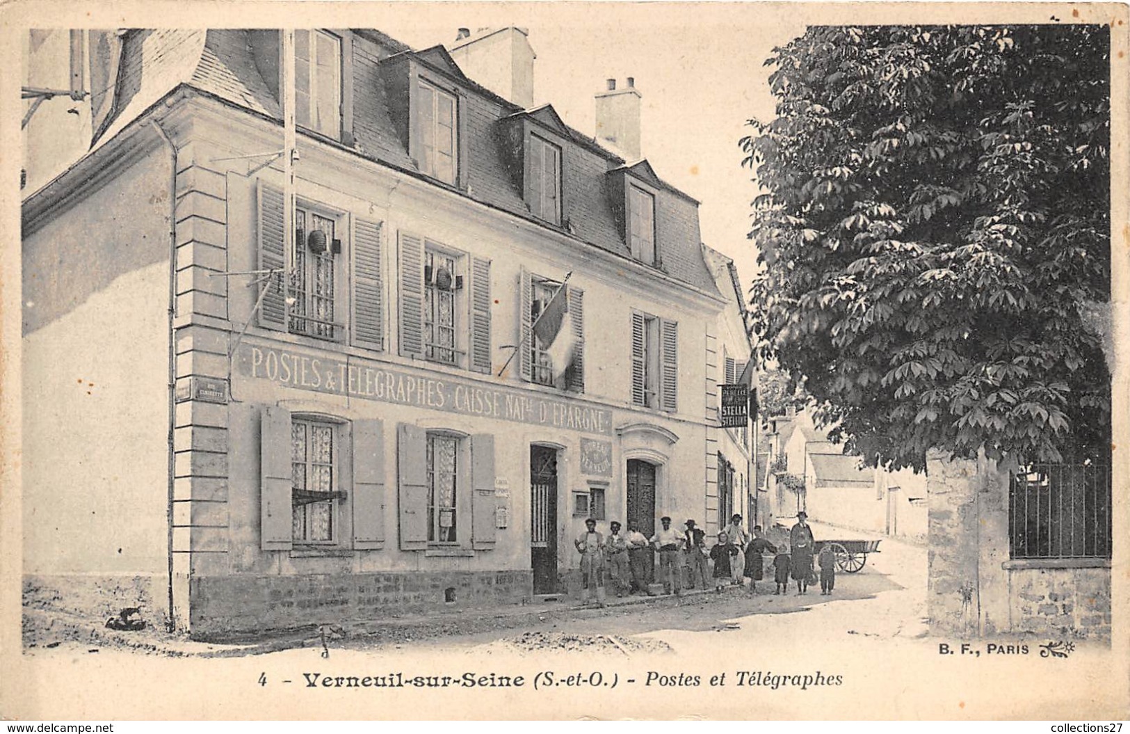 78-VERNEUIL-SUR-SEINE- POSTES ET TELEGRAPHES - Verneuil Sur Seine
