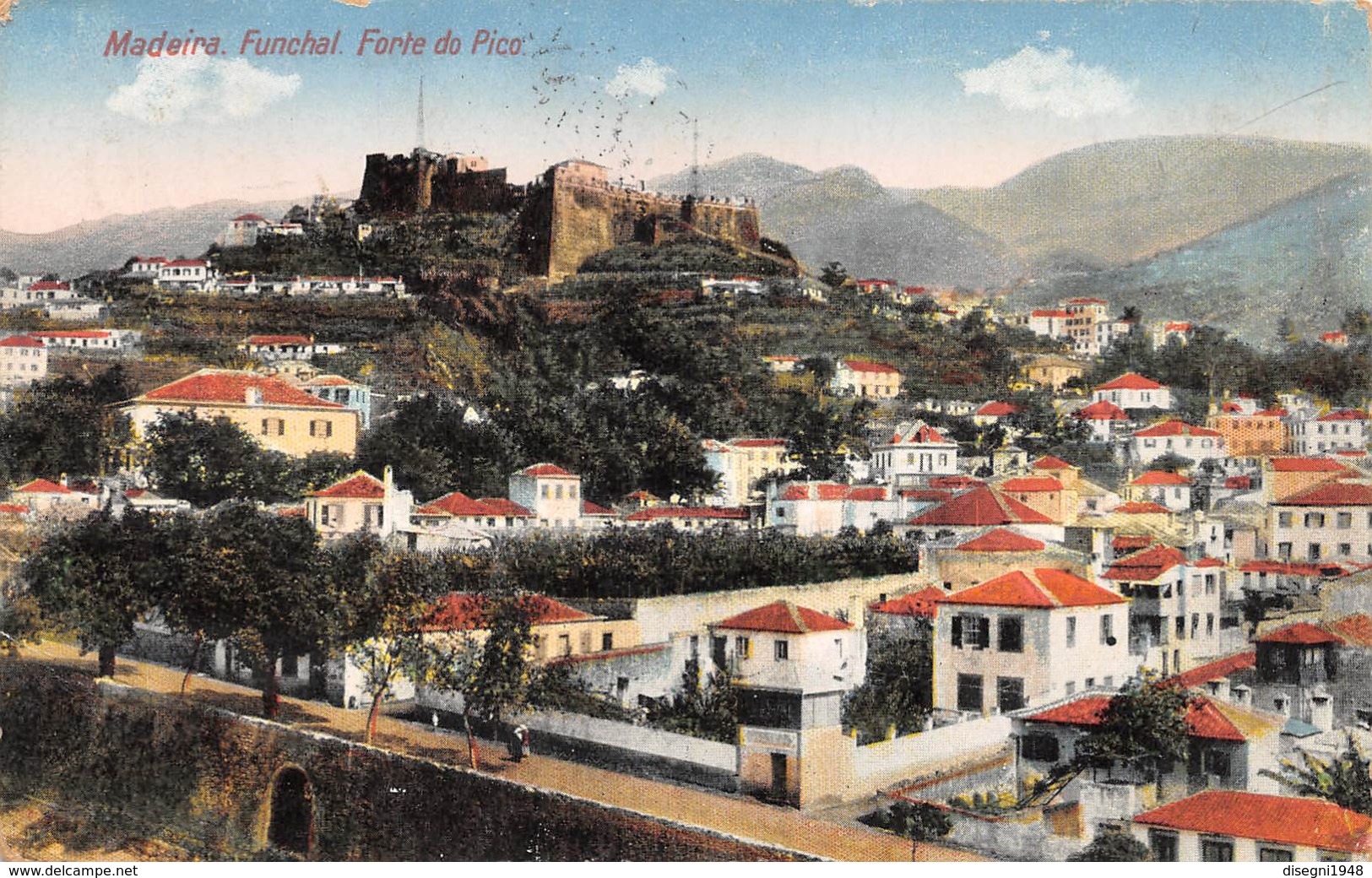 M08771 "MADEIRA-FUNCHAL-FORTE DO PICO" -CART. ORIG. SPED. - Madeira