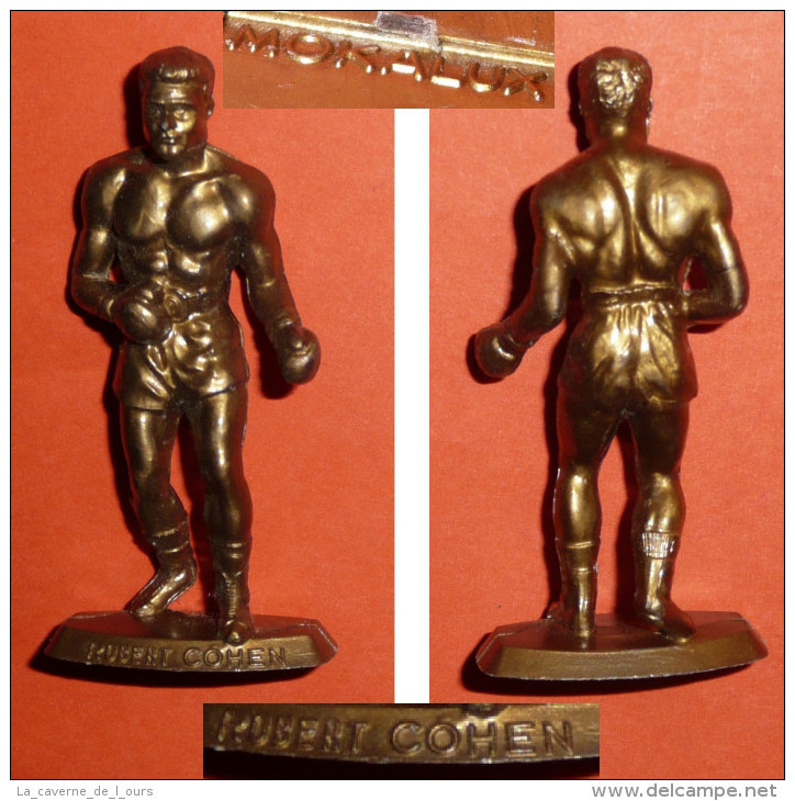 Vintage Figurine Publicitaire Café MOKAREX MOKALUX Sport Boxe Robert Cohen, Boxeur - Other & Unclassified