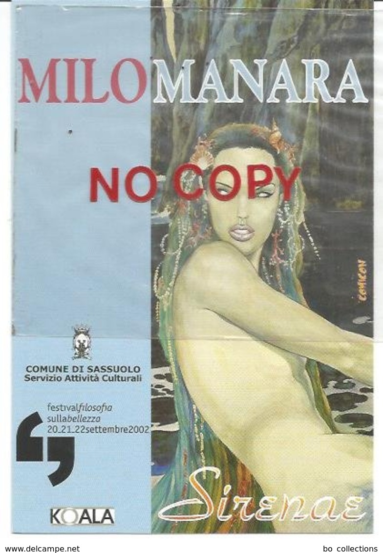 Manara Milo, Sirenae, 20.9.2002, Sassuolo. - Fumetti