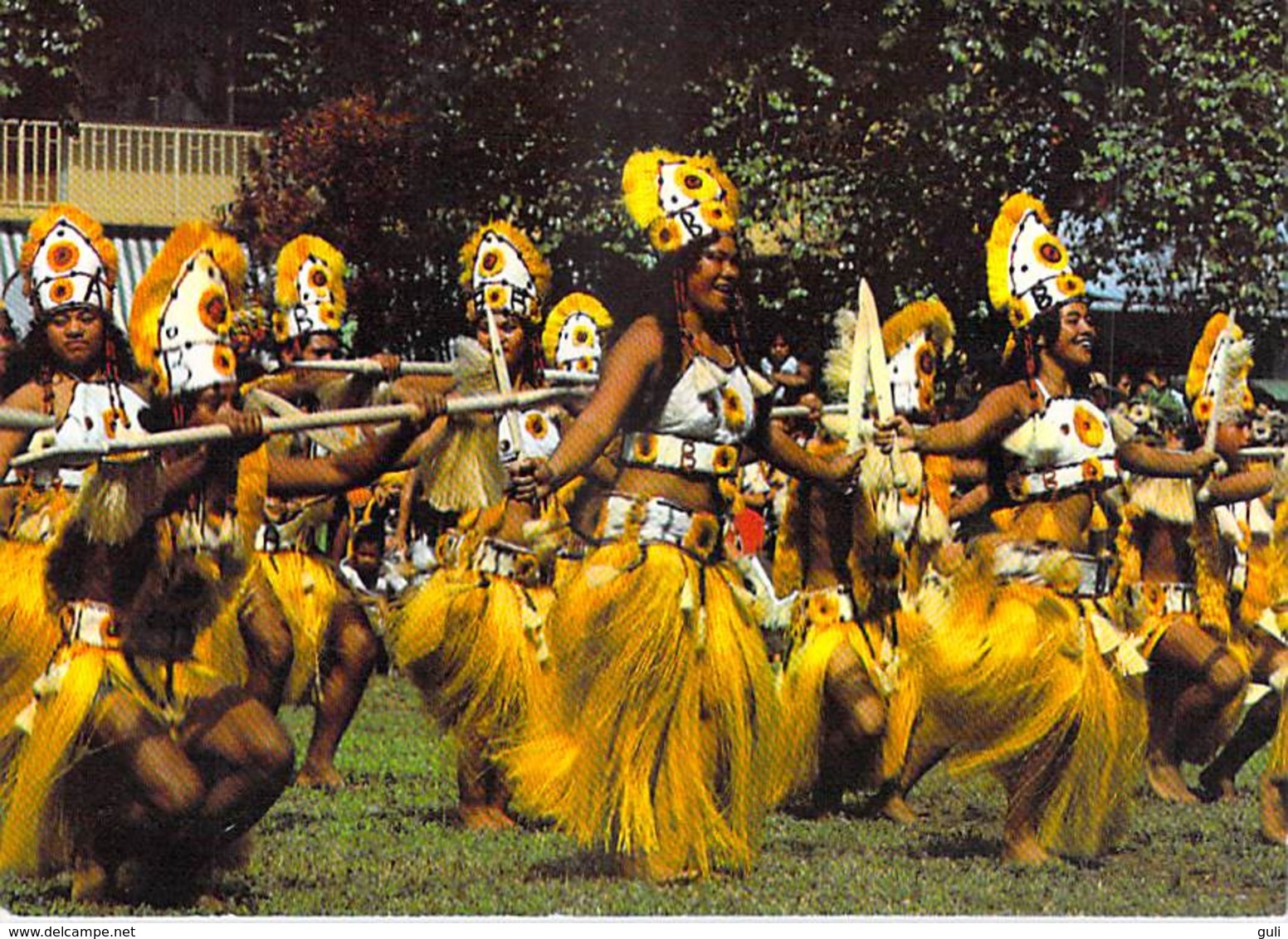 Polynésie Française-Le Groupe De Danse TAMARII TUBUAI  Iles Australes(1)(Vahiné Nues Nue)(Erwin Christian Tahiti 353)@ - Polynésie Française