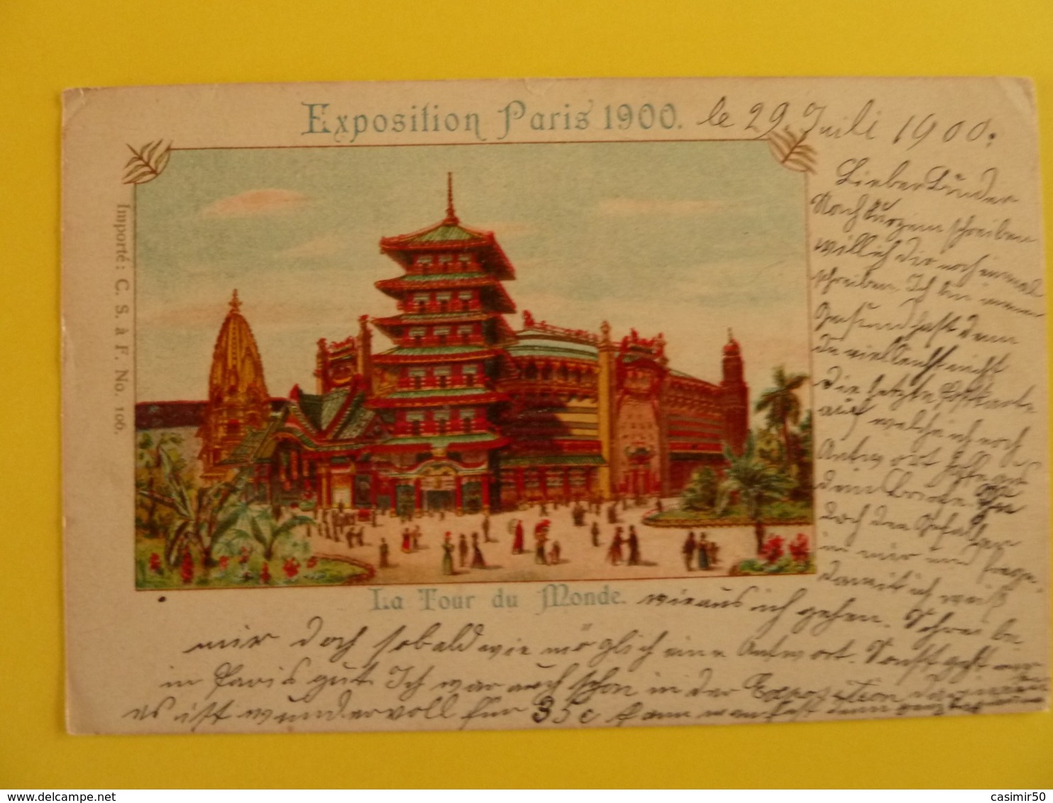 EXPOSITION PARIS 1900 LA TOUR DU MONDE - Expositions