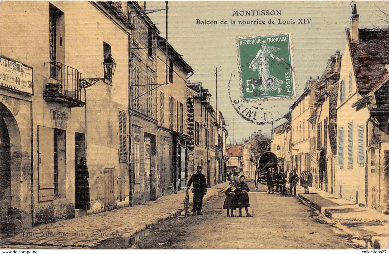 78-MONTESSON- BALCON DE LA NOURRICE DE LOUIS XIV- VOIR FACTEUR - Montesson