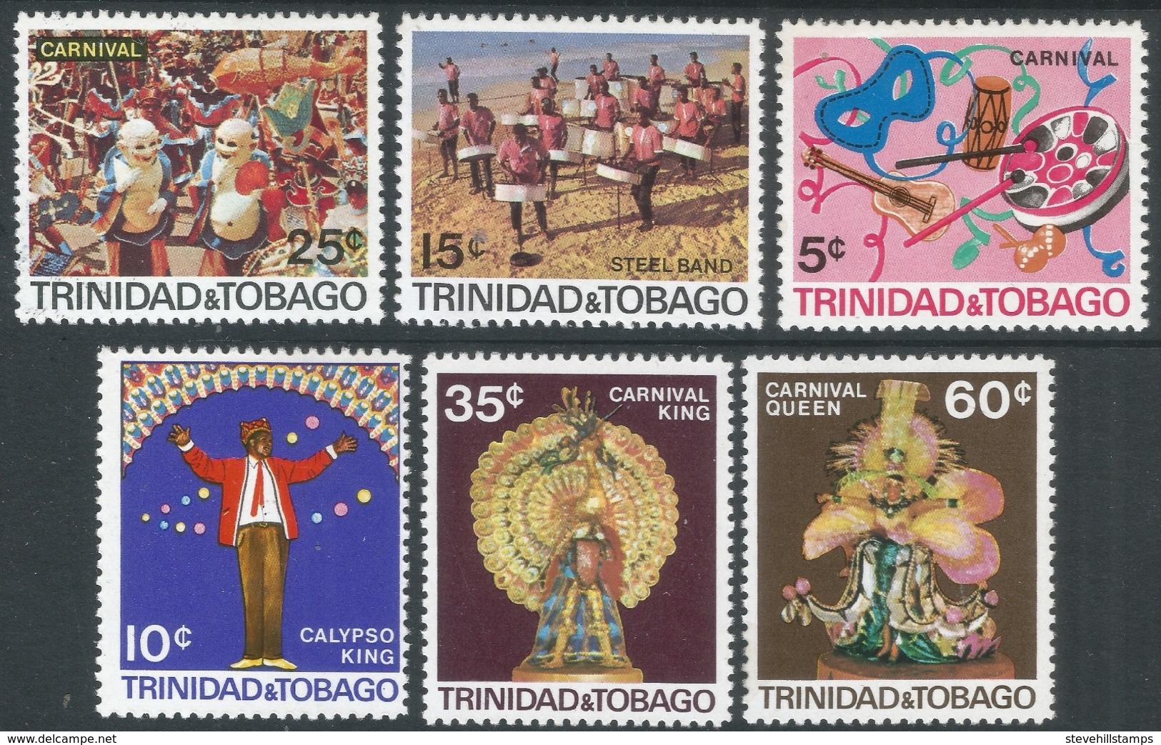 Trinidad & Tobago. 1968 Trinidad Carnival. MH Complete Set SG 322-327 - Trinidad & Tobago (1962-...)