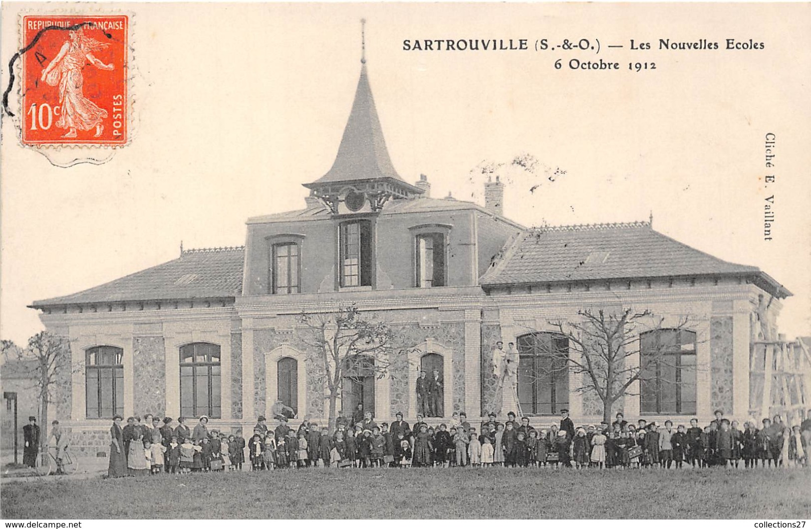 78-SARTROUVILLE- LES NOUVELLES ECOLES 6 OCTOBRE 1912 - Sartrouville