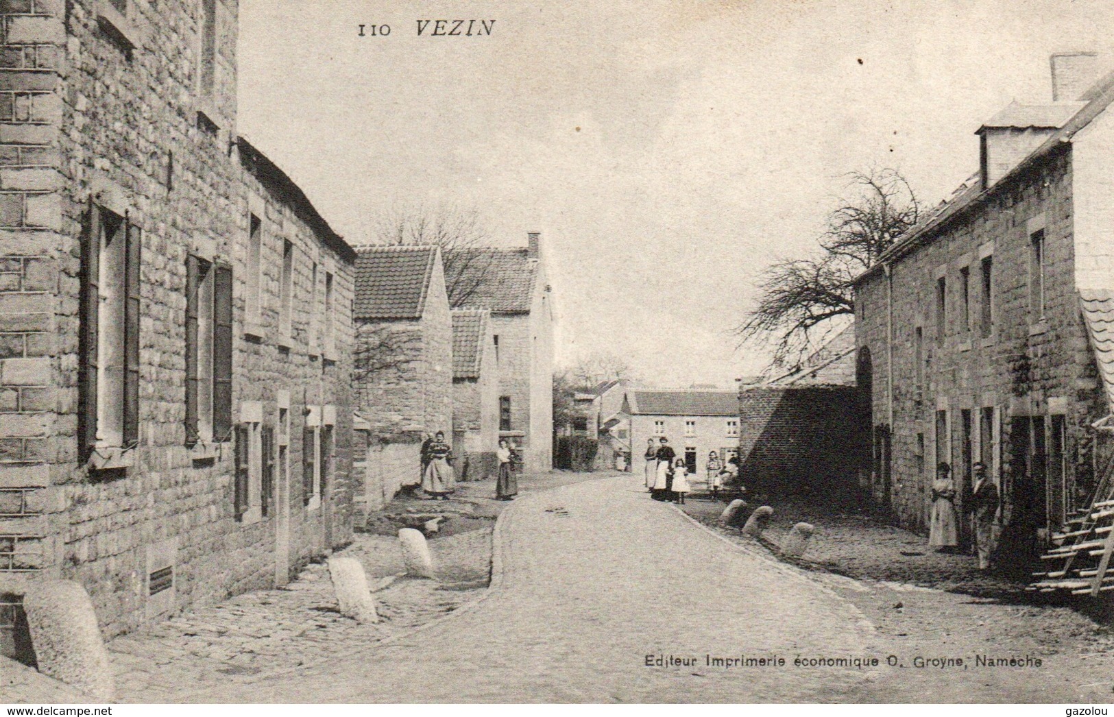 VEZIN  (Andenne) Prés De Sclayn Et  Hingeon. Edit: Groyne De Namêche. Postée 1908. - Autres & Non Classés