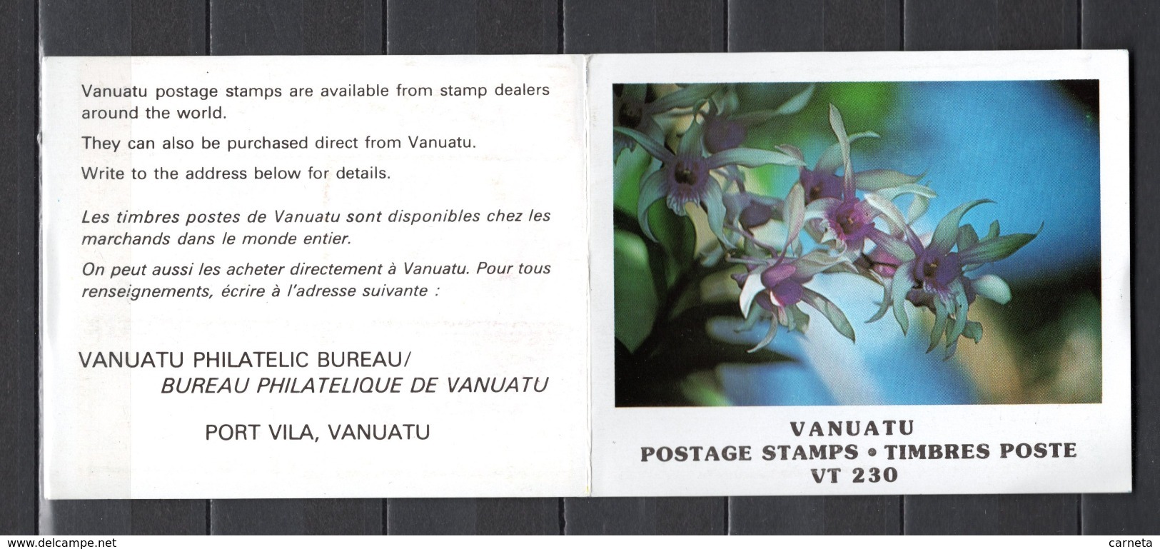 VANUATU CARNET N° 645 à 647   NEUF SANS CHARNIERE COTE  ? € FLEUR - Vanuatu (1980-...)