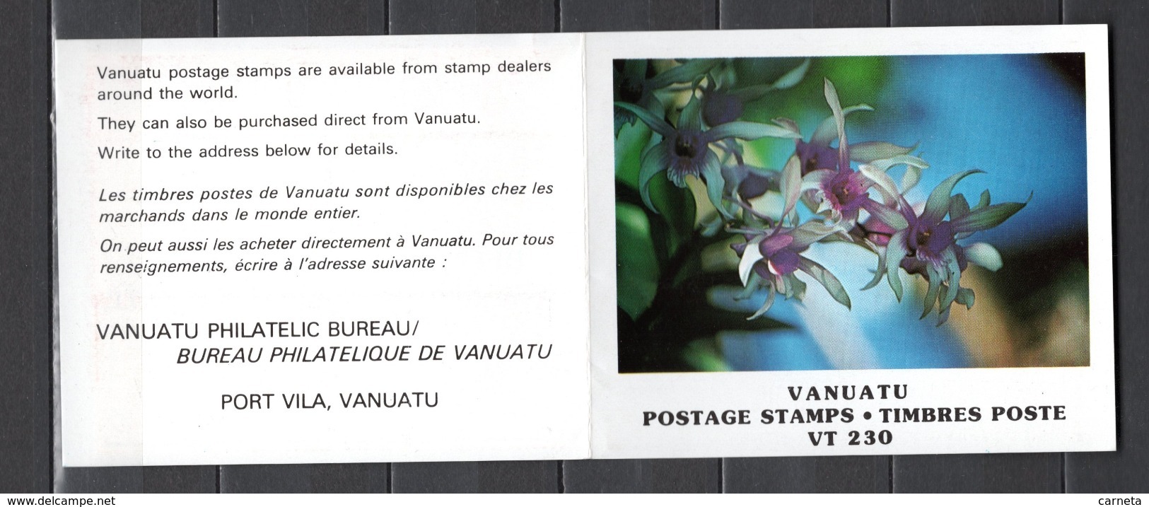 VANUATU CARNET N° 645 à 647   NEUF SANS CHARNIERE COTE  ? € FLEUR - Vanuatu (1980-...)