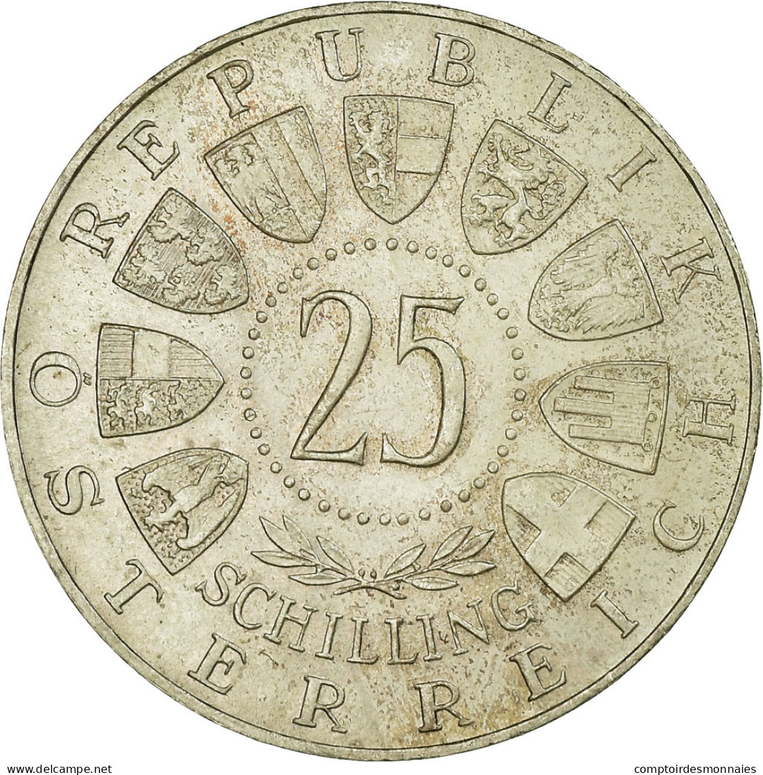 Monnaie, Autriche, 25 Schilling, 1962, TTB, Argent, KM:2892 - Austria