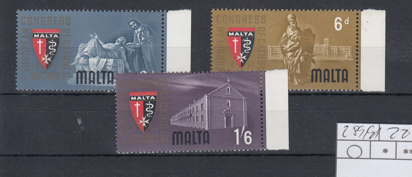 Malta Michel Cat.No.    Mnh/** 289/291 - Malta