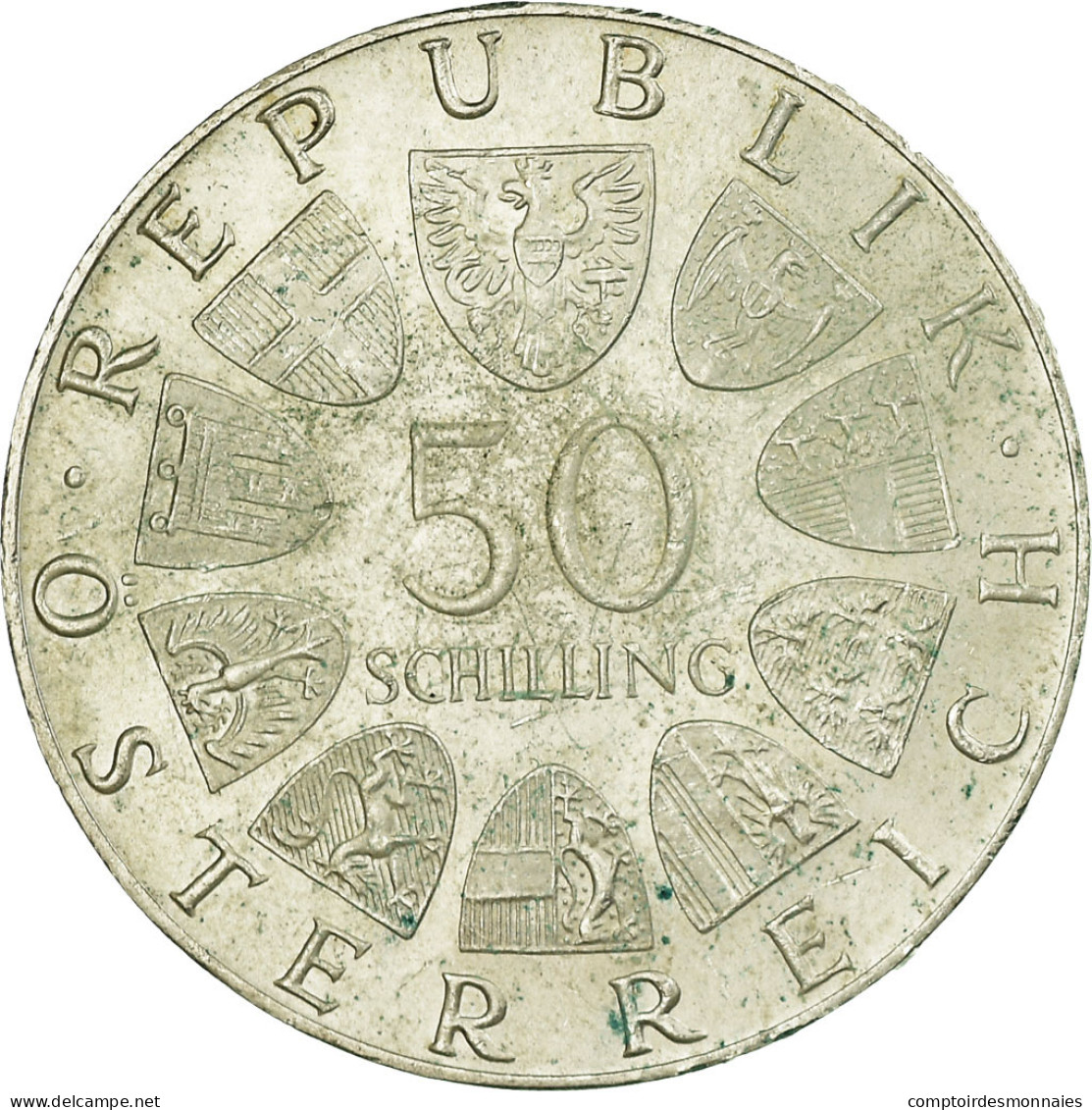 Monnaie, Autriche, 50 Schilling, 1974, SUP, Argent, KM:2919 - Austria