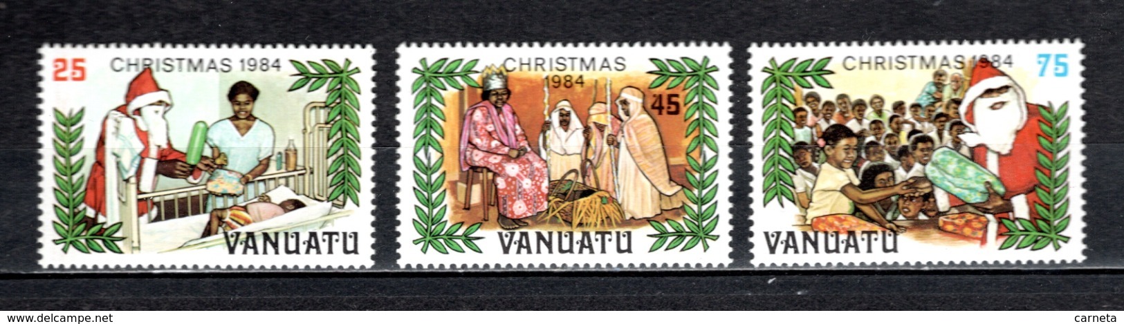 VANUATU  N° 702 à 704  NEUFS SANS CHARNIERE  COTE  5.60€  NOEL - Vanuatu (1980-...)