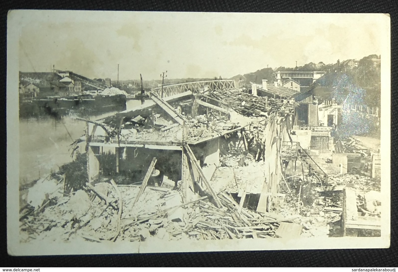 [ CONFLANS-FIN-D'OISE ] Juin 1940. Environs Du Pont Eiffel (bombardements). - War 1939-45