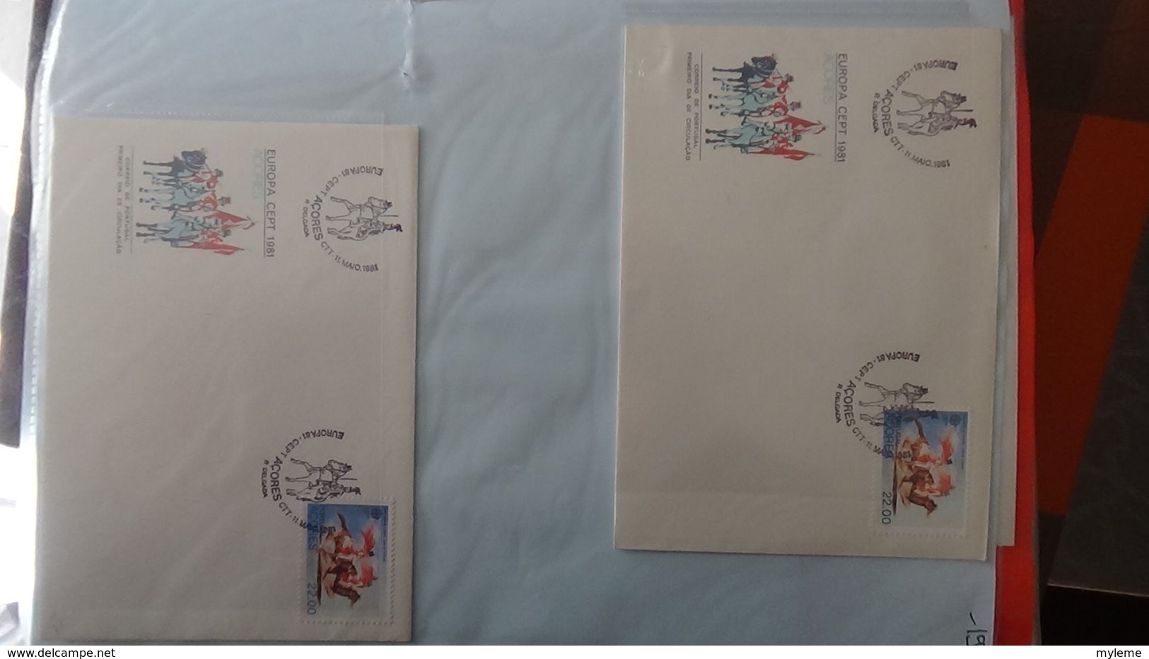 Dispersion D'une Collection D'enveloppe 1er Jour Et Autres Dont 172 EUROPA (Madeire Et Belgique) - Collections (with Albums)