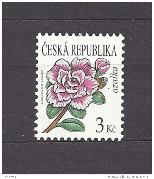 Czech Republic 2008 MNH ** Mi 553 Sc 3364 Flowers  Azalea. Tschechische Republik - Ungebraucht
