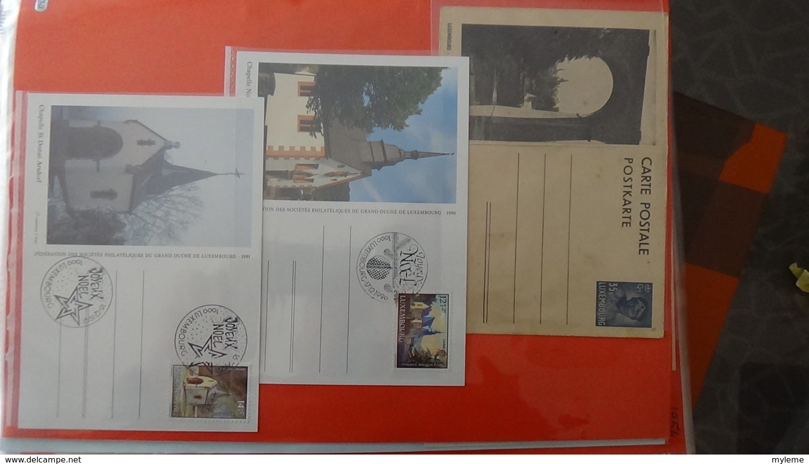 Dispersion D'une Collection D'enveloppe 1er Jour Et Autres Dont 196 Du LUXEMBOURG - Collections (with Albums)
