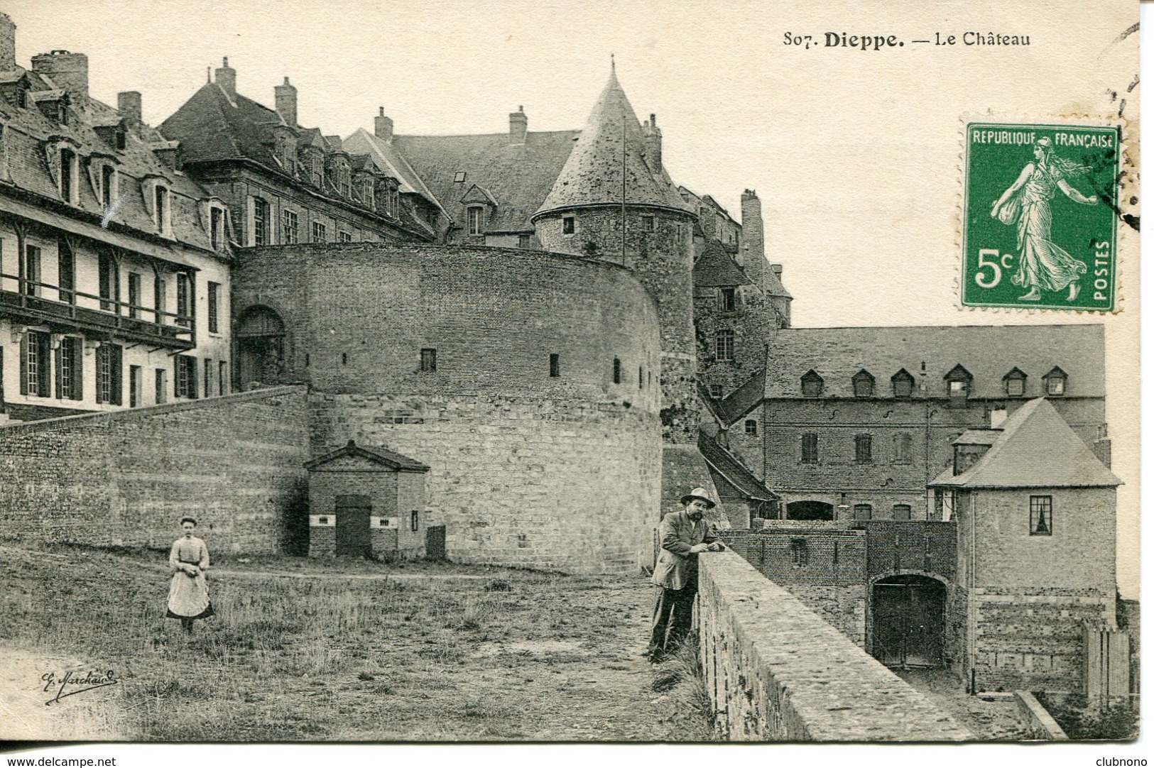 CPA -  DIEPPE - LE CHATEAU - Dieppe