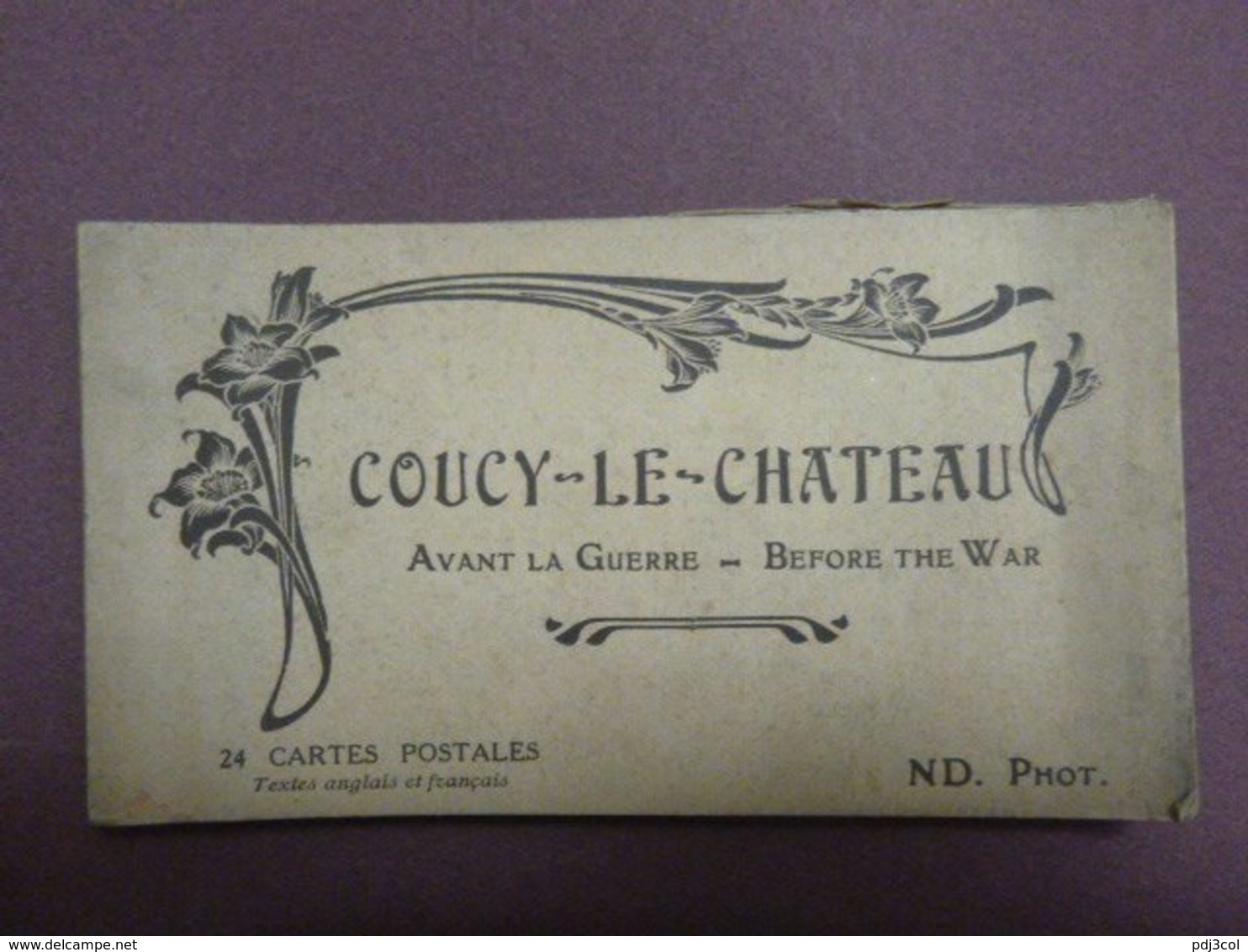 Carnet De 17 Cartes Postales (sur 24) - COUCY-LE-CHATEAU - Avant La Guerre - Before The War - Other & Unclassified