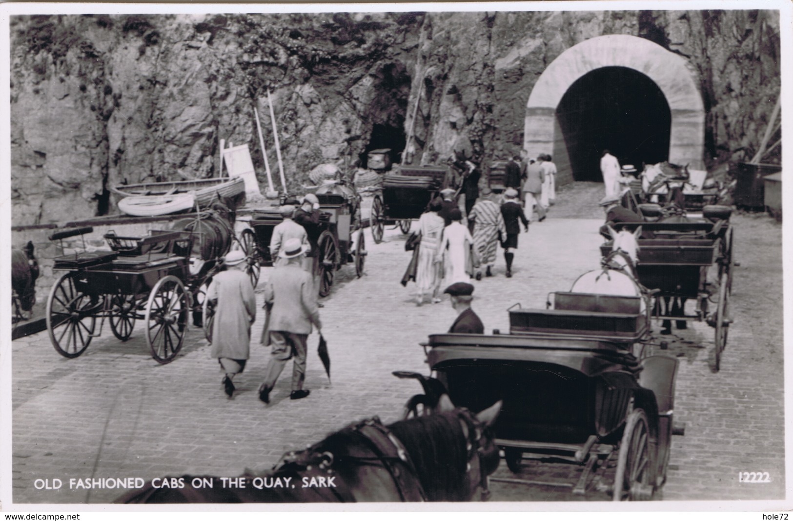 Sark (Sercq) - Old Fashioned Cabs On The Quay - Sark