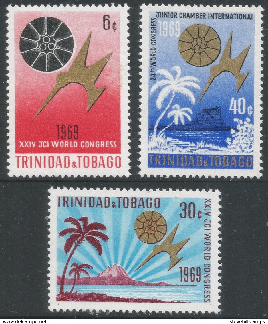 Trinidad & Tobago. 1969 International Congress Of The Junior Chamber Or Commerce. MH Complete Set SG 368-370 - Trinidad & Tobago (1962-...)