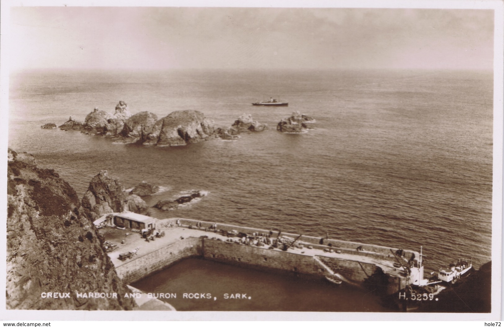 Sark (Sercq) - Creux Harbour And  Buron Rocks - Sark