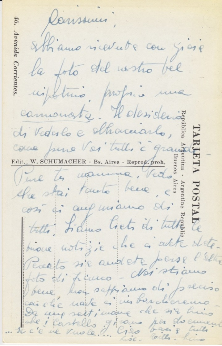 555 - CARTOLINA  -BUENOS AIRES - AVENIDA CORRIENTES - VIAGGIATA IN BUSTA - Argentina