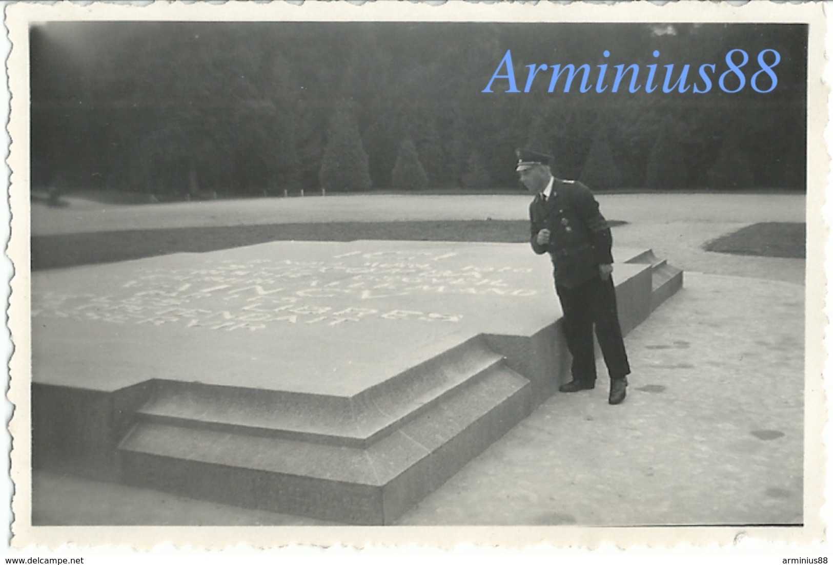 Campagne De France 1940 - Forêt De Compiègne (Oise) - Dalle Sacrée Au Carrefour De L'Armistice (près Rethondes) - DRG - Guerra, Militares